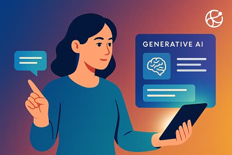 Persönlicher KI-Assistent unterstützt Mitarbeiter bei täglichen Aufgaben: Moderne Arbeitsplätze mit intelligenten digitalen Tools für optimierte Produktivität und Effizienzsteigerung